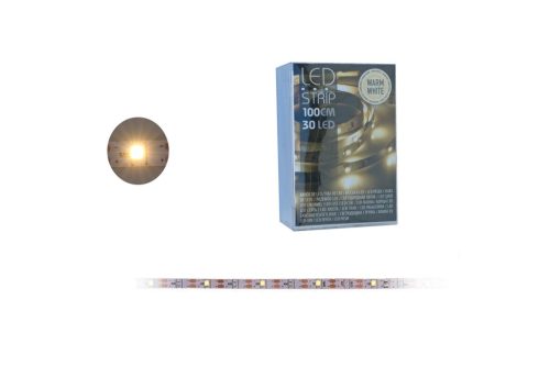 LED-Streifen 1 Meter 30 LEDs Warmweiß AXS500030