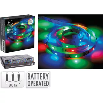   (Karácsony) Led Szalag 90 Led 3 Méteres AXS500160 (28/gy_56/#)