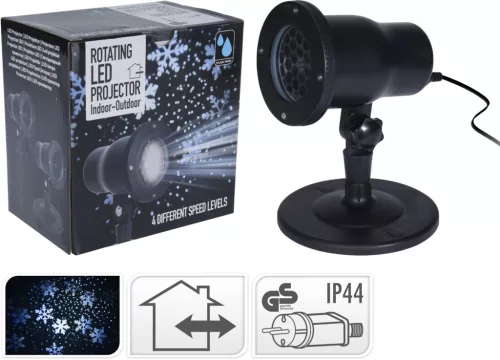 (Karácsony) Projektor LED Hóesés AXY000730  IP44 (6/#)