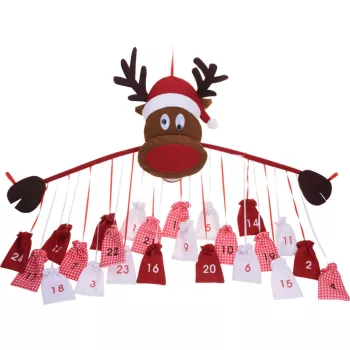   (Karácsony) Adventi Kalendárium Rénszarvasos 85cm DH8045620 (8/#)