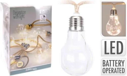 Izzó Fényfüzér 30 LED AXS501220 (12/#)