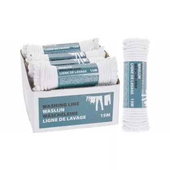 Funie de uscare 15 metri alb extra gros C22216380