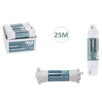   Szárítókötél 25 Méteres Fehér Extra Vastag C22216390 (12/gy_48/#)