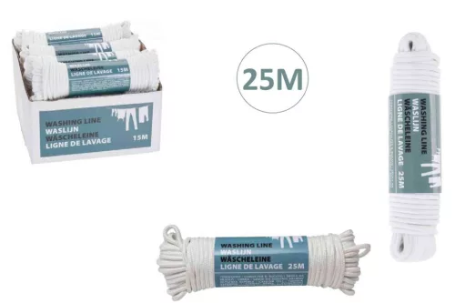 Szárítókötél 25 Méteres Fehér Extra Vastag C22216390 (12/gy_48/#)