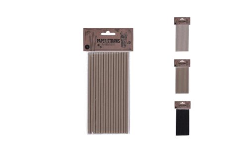 Szívószál Papír 16 Darabos RT1300030