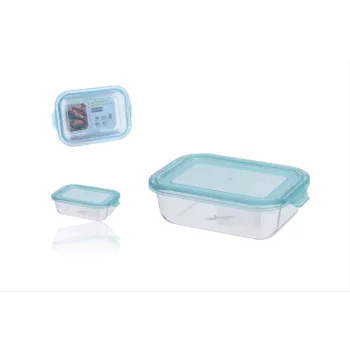Tároló Doboz Szögletes Üveg 630ml CD0000010 (12/#)
