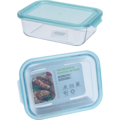 Tároló Doboz Szögletes Üveg 1500ml CD0000030 