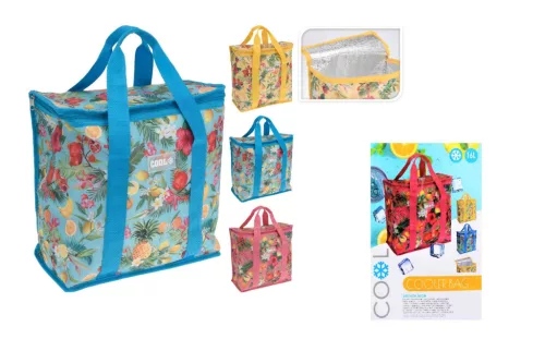 Hűtőtáska Textil 16 Literes Csíkos FB1301110 (12/gy_36/#_792/rkl)