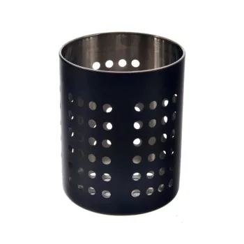 Uscător de tacâmuri Negru Rotund 12*H13.1cm A12405540