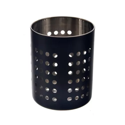 Uscător de tacâmuri Negru Rotund 12*H13.1cm A12405540
