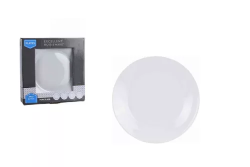 Tányér Porcelán Ø24cm 4 Darabos 628100130 (6/#)
