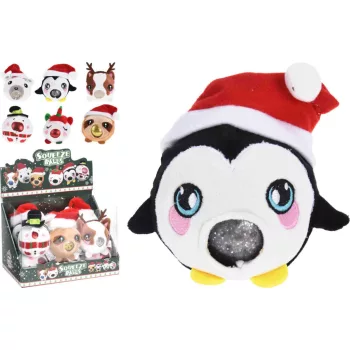   (Karácsony) Stresszoldó Plüss Figura 8 cm  DL9000080 (12/gy_48/#)