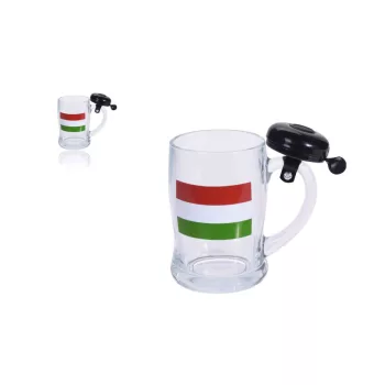 Sörös Korsó Csengővel 400ml CD1950220 (12/#)