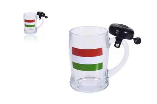Sörös Korsó Csengővel 400ml CD1950220 (12/#)