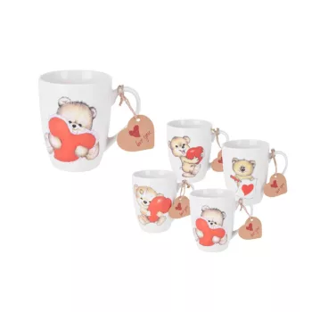 Bögre Kerámia 330ml Q75900290 (12/gy_36/#)