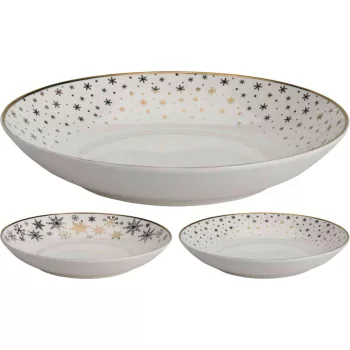   (Karácsony) Tányér Leveses Porcelán 628110690 (6/gy_24/#)