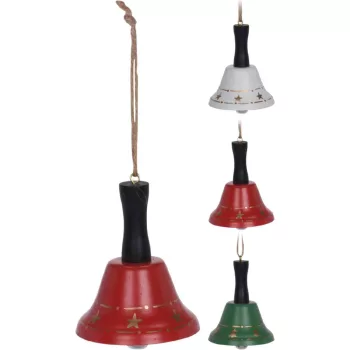   (Karácsony) Függő Dekoráció Csengettyű 8cm DH8049240 (12/gy_48/#)