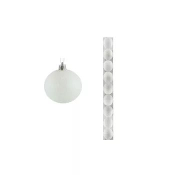   (Karácsony) Karácsonyfadísz Gömb 9*60mm Fehér ACS100550 (30/gy_60/#)