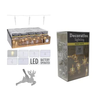 (Karácsony) Fényfüzér 10 LED-es AXS500840 (20/gy_40/#)