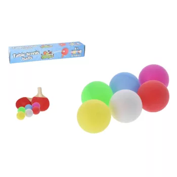 Ping-Pong Labda 6 Darabos Színes S04300060 (16/gy_64/#)