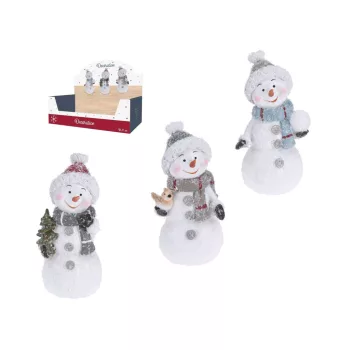 (Karácsony) Hóember Figura 11cm AAA753750 (24/gy_72/#)