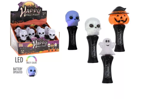 (Halloween) Dekoráció LED 15cm AX5800090 (12/gy_24/#)