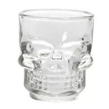 (Halloween) Stampedlis Pohár Üvegkoponya 40ml CD1002700 (12/gy_48/#)