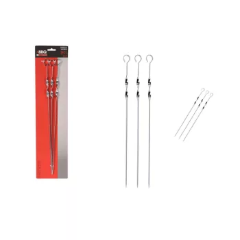   Nyárs Grillezéshez BBQ Fém 45cm 3 Darabos C83500530 (12/#)