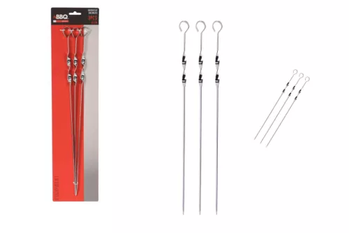 Nyárs Grillezéshez BBQ Fém 45cm 3 Darabos C83500530 (12/#)