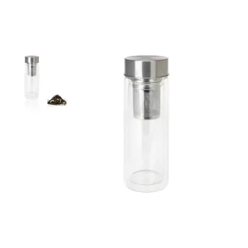 Kulacs Üveg 300ml Teafilterrel CD1000410 (12/#)
