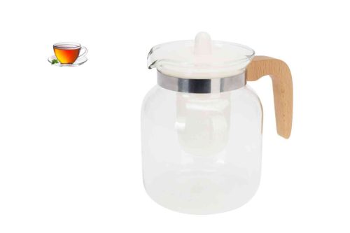 Teakanna Hőálló Üveg Filterrel 1.5 Literes Fehér C80652410