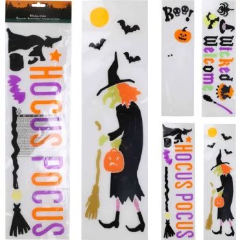   (Halloween) Ablakmatrica Zselés 15*50cm 110680160 (24/gy_96/#)