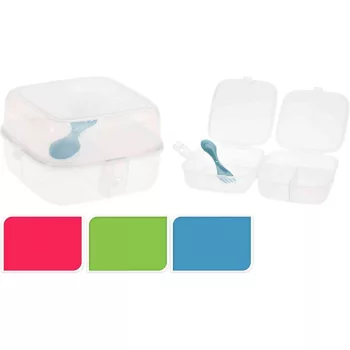 Uzsonnás Doboz Osztott 15.5*15*9.5cm 030001330 (24/#)