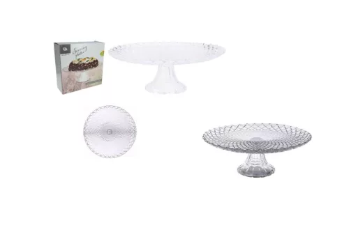 Tálaló Talpas Üveg YE6000240/CD1003180 (6/#)