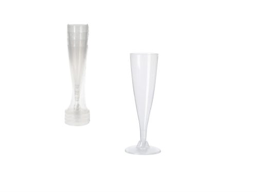 Party Pohár Pezsgős Műanyag 130ml 4 Darabos 178000580