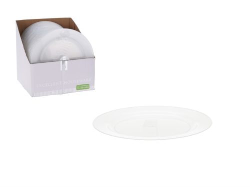 Party Tányér Műanyag Áttetsző Dia 23cm 4 Darabos 178000640 