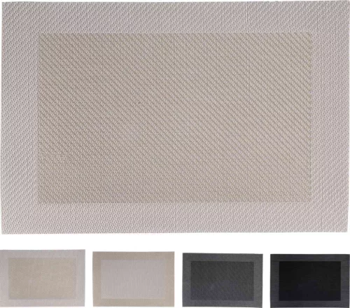 Tányéralátét 45*30cm Poliészter B04221360 (24/gy_96/#)