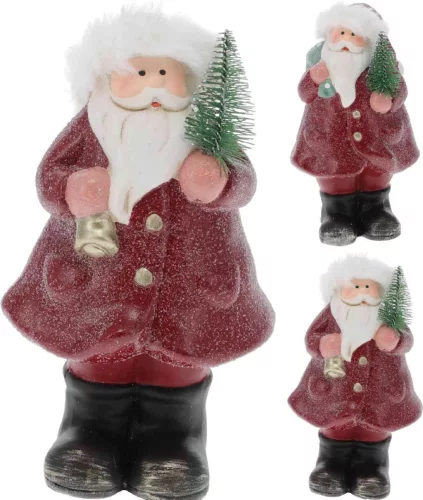 (Karácsony) Mikulás Figura 16cm ALX617150 (6/gy_24/#)