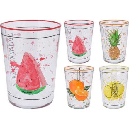 Pohár Üveg 510ml Dekoros 46000060
