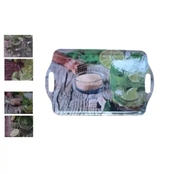 Tava Melamina Tei Decorativa 38*23cm 170486160