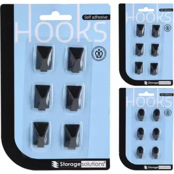 Öntapadó Fogas Fém 6 Darabos CY5655820 (24/gy_96/#)