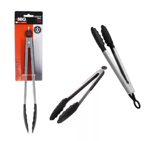 Ételfogó Csipesz Fém+Szilikon 33cm C83500070 (12/gy_48/#)