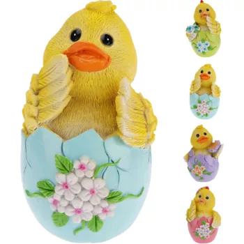 (Húsvét) Csibe Tojásban 13cm 252980610 (12/gy_24/#)