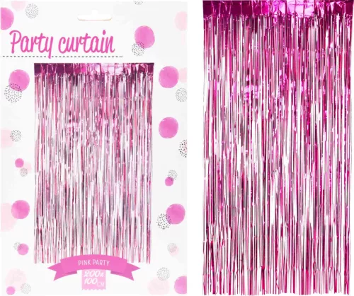 Party Függöny 250*100cm Pink 491020810 (12/gy_48/#)