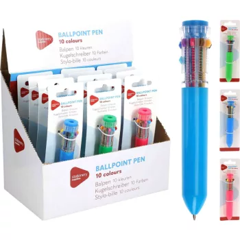 Golyóstoll 10 Színű 110880800 (12/gy_24/#)