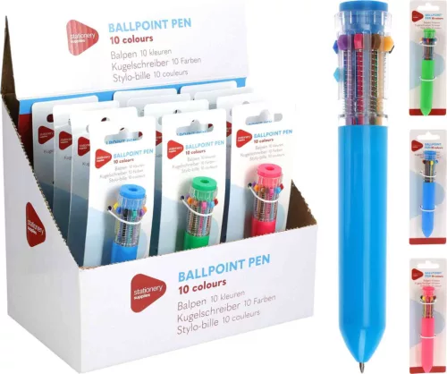 Golyóstoll 10 Színű 110880800 (12/gy_24/#)