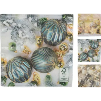 (Karácsony) Szalvéta 33*33cm 16 Darabos 602500360 (40/#)