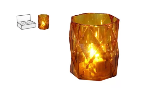 Lámpa Mini 6cm LED Borostyán AX5320440 (12/gy_48/#)