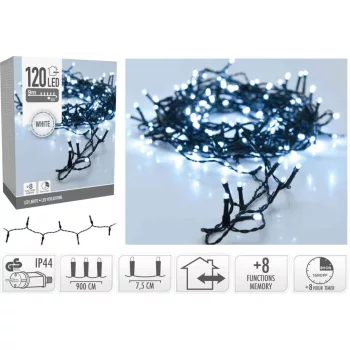   (Karácsony) Égősor 120 LED Fehér Kültéri AX8450120 (16/#)