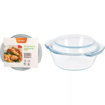 Hőálló Üvegtál Fedővel 1000ml GL1000010 (12/#)